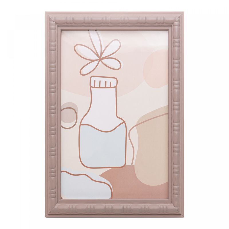 Porta-Retrato-Balos-10cm-x-15cm-Marrom-Poliestireno-Lyor