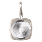 Bistequeira-de-Inducao-Chef-Pro-24cm-Taupe-Aluminio-com-Revestimento-Ceramico-Lyor