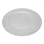Sousplat-Shine-33cm-Prateado-Plastico-Lyor