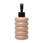 Porta-Sabonete-Liquido-Bubble-300ml-Cinza-Ceramica-Lyor