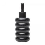 Porta-Sabonete-Liquido-Bubble-300ml-Cinza-Ceramica-Lyor