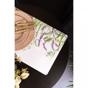 Lugar Americano Jardim 43,5cm x 28,5cm Plástico - Lyor
