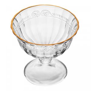 Taça para Sobremesa Imperial Fio de Ouro 180ml Cristal Ecológico - Lyor
