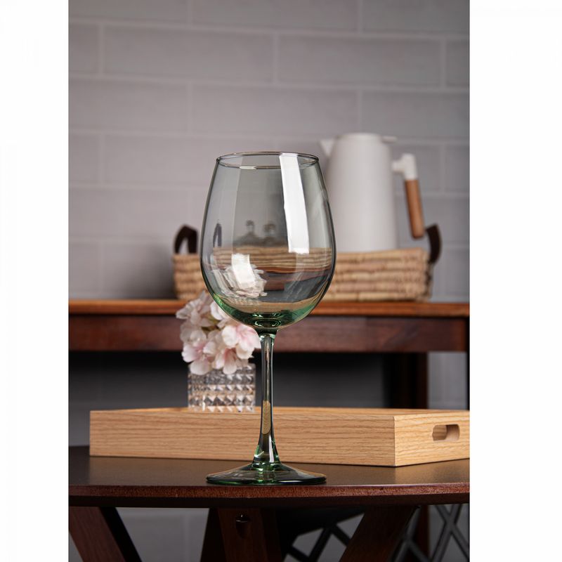 Taca-para-Vinho-Gourmet-600ml-Verde-Vidro-Lyor