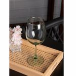 Taca-para-Vinho-Gourmet-600ml-Verde-Vidro-Lyor