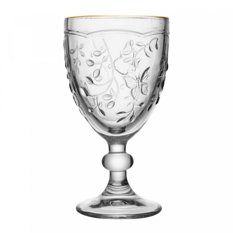 Taca-para-Agua-New-Butterfly-com-Fio-de-Ouro-320ml-Cristal-Ecologico-Lyor