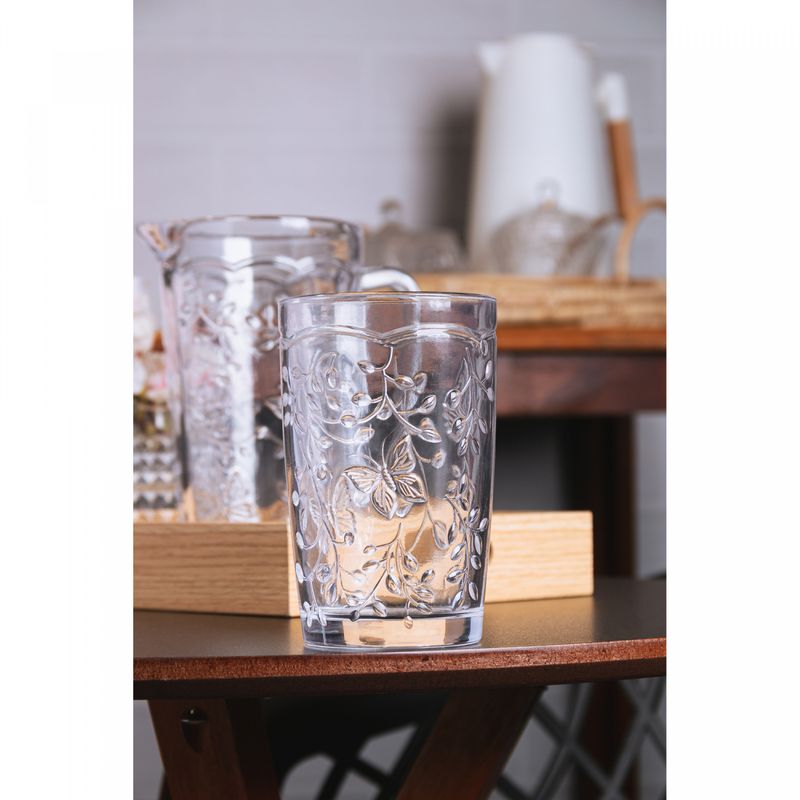 Copo-New-Butterfly-com-Fio-de-Ouro-330ml-Cristal-Ecologico-Lyor