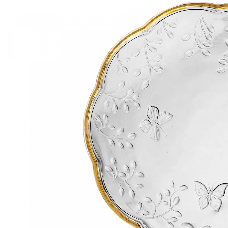Prato-para-Sobremesa-New-Butterfly-com-Fio-de-Ouro-20cm-Cristal-Ecologico-Lyor
