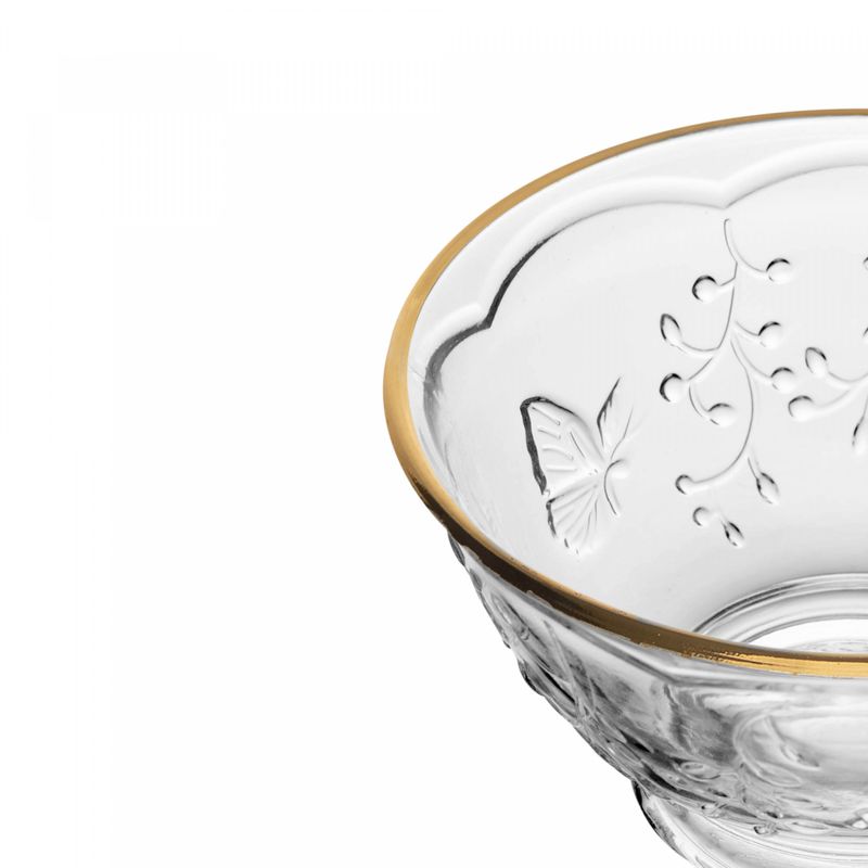 Bowl-New-Butterfly-com-Fio-de-Ouro-12cm-x-12cm-x-65cm-Cristal-Ecologico-Lyor