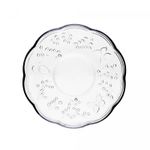 Xicara-de-Cha-com-Pires-New-Butterfly-com-Fio-de-Ouro-180ml-Cristal-Ecologico-Lyor