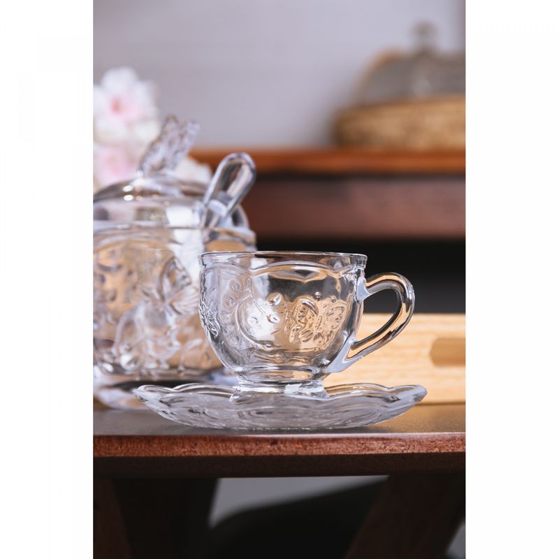 Xicara-de-Cafe-com-Pires-New-Butterfly-80ml-Cristal-Ecologico-Lyor