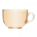 Xicara-de-Cha-com-Pires-Nice-de-Vidro-150ml-Ambar-Lyor