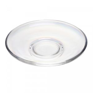 Xícara de Chá com Pires Nice de Vidro 150ml Rainbow - Lyor