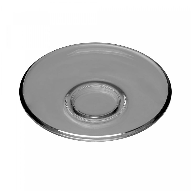 Xicara-de-Cha-com-Pires-Nice-de-Vidro-150ml-Cinza-Lyor