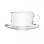 Xicara-de-Cha-com-Pires-Nice-de-Vidro-150ml-Lyor