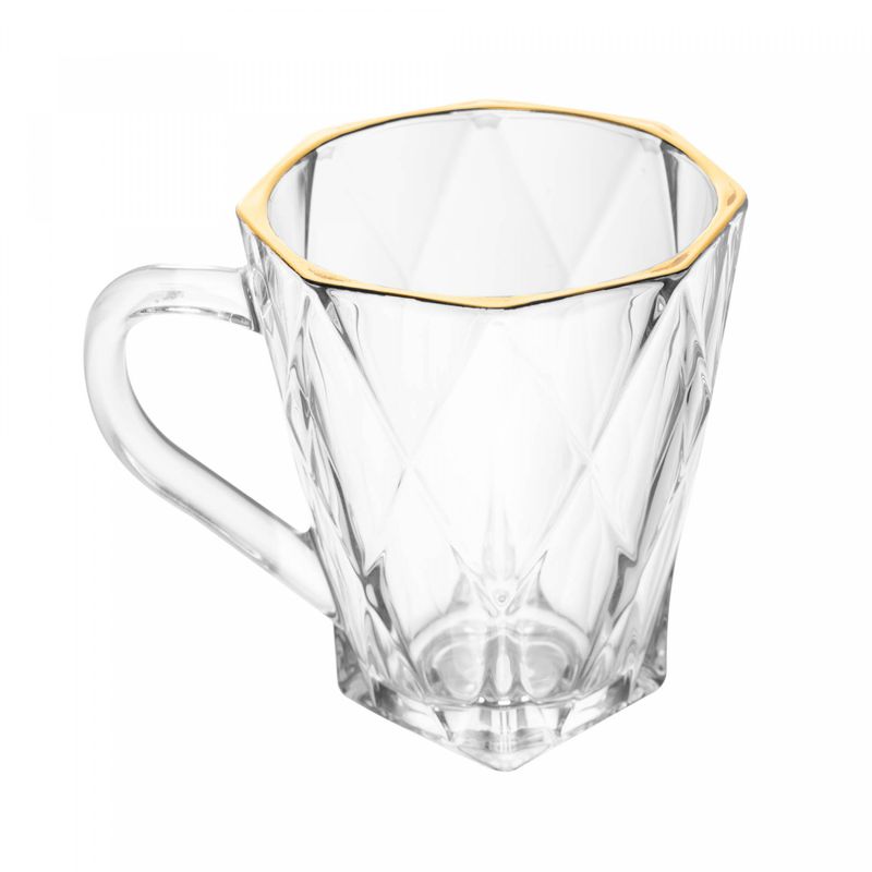 Caneca-Diamond-com-Fio-de-Ouro-180ml-Cristal-Ecologico-Lyor