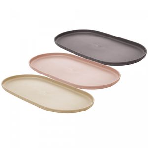 Travessa Oval de Bambu e PP Lines Sortida 30,5cm x 17cm - Lyor