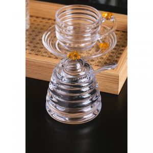 Açucareiro de Cristal Ecológico Little Bee 9cm x 9cm x 9,5cm - Lyor