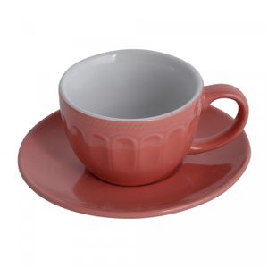 Xícara de Café com Pires Colors Sortida 80ml - Lyor