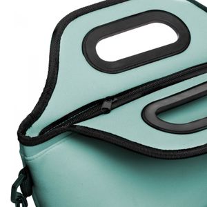 Bolsa Térmica de Neoprene com Alça Verde 30cm x 15cm x 29cm - Lyor