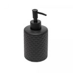 Conjunto-2-Pecas-para-Banheiro-de-Ceramica-Petals-Preto-Lyor