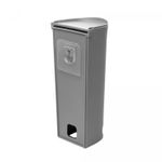 Dispenser-para-Sacola-Plastica-com-Suporte-de-Parede-Cinza-75cm-x-95cm-x-22cm-Lyor