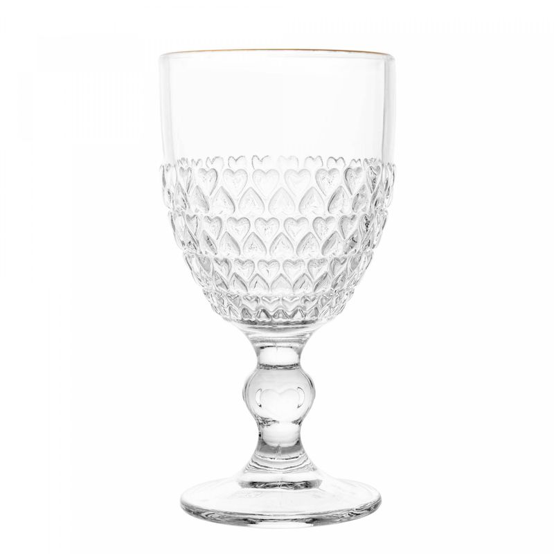 Taca-para-Agua-de-Cristal-com-Fio-de-Ouro-Coracao-320ml-Lyor