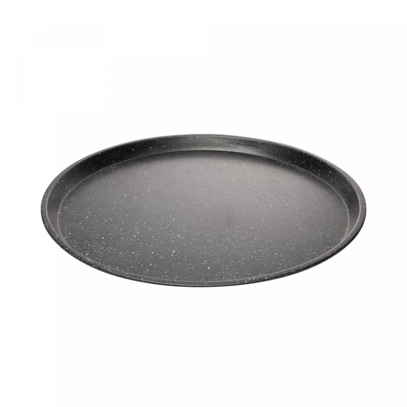 Assadeira-Redonda-Antiaderente-de-Aco-Carbono-Granilite-Preta-355cm-x-2cm-Lyor