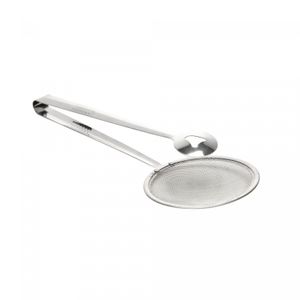 Escumadeira com Pegador para Fritura de Aço Inox 28cm - Lyor