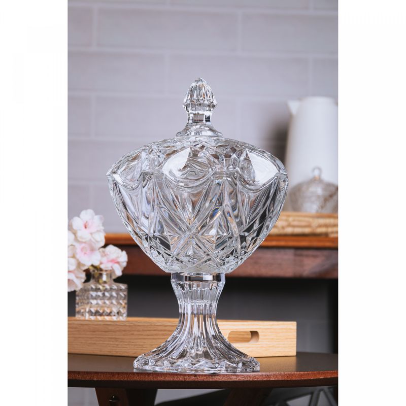 Potiche-de-Vidro-com-Pe-e-Tampa-Star-18cm-x-29cm-Lyor