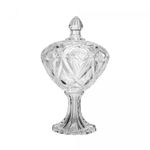 Potiche-de-Vidro-com-Pe-e-Tampa-Star-12cm-x-21cm-Lyor