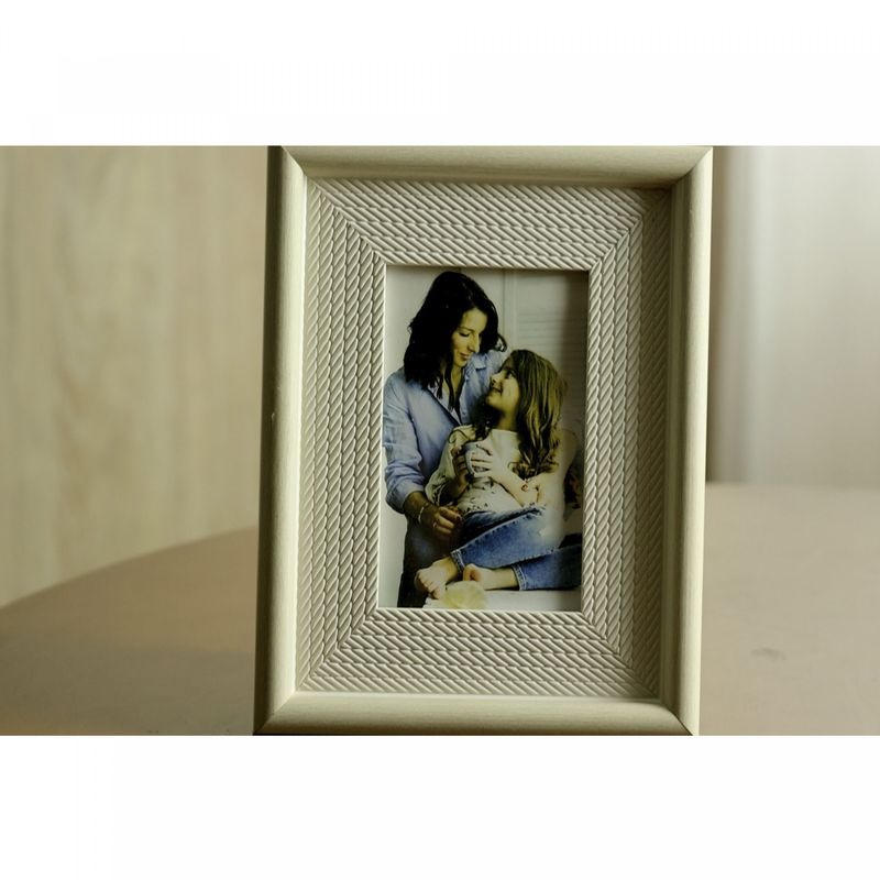 Porta-Retrato-de-Poliestireno-Rope-Bege-10cm-x-15cm-Lyor