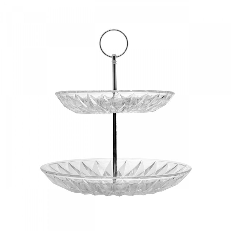 Porta-Doces-de-Vidro-2-Andares-Diamond-25cm-Lyor