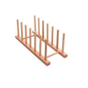 Escorredor para Pratos em Bambu 30cm X 12cm X 12cm - Lyor