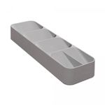 Organizador-de-Gaveta-para-Talheres-com-Nichos-de-Bambu-e-PP-Cinza-39cm-x-10cm-x-55cm-Lyor