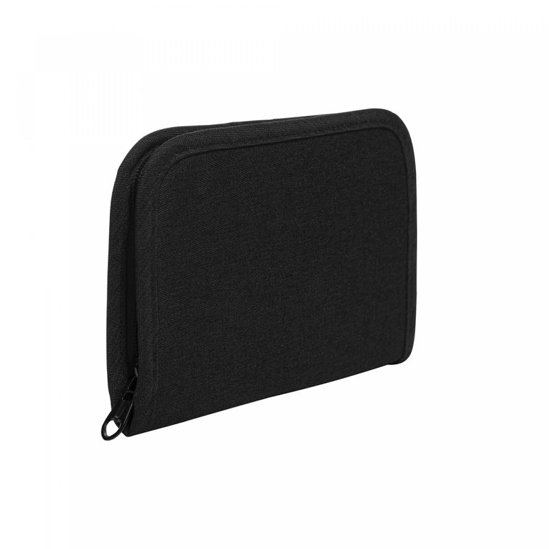 Porta-Documentos-e-Passaporte-de-Poliester-Preto-18cm-x-13cm-x-3cm-Lyor