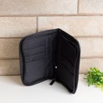 Porta-Documentos-e-Passaporte-de-Poliester-Preto-18cm-x-13cm-x-3cm-Lyor
