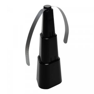 Ventilador Repelente de Mesa Retrátil de Plástico Preto 8cm x 8cm 26cm - Lyor