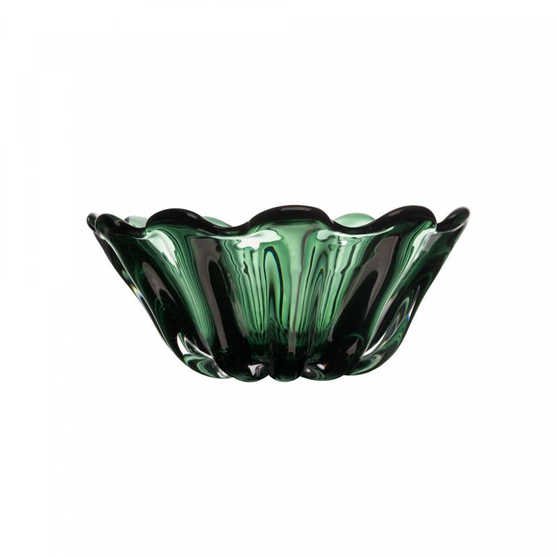Centro-de-Mesa-de-Vidro-Italy-Verde-25cm-x-11cm-Lyor