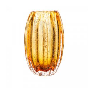 Vaso de Vidro Italy Âmbar 9cm x 13cm - Lyor