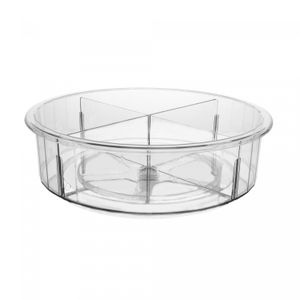 Organizador Giratório de Poliestireno com Divisórias Removíveis My Box 30,5cm x 30,5cm x 9cm - Lyor