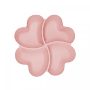 Petisqueira de Bambu e PP Lines Rosa 27cm x 27cm x 4,5cm - Lyor