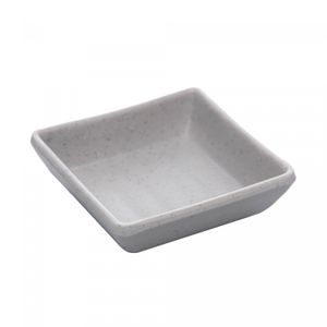 Porta Shoyu Quadrado de Melamina Tóquio Granilite 7cm x 7cm x 2cm - Lyor