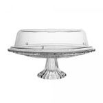 Prato-para-Bolo-de-Vidro-com-Pe-e-Tampa-de-Plastico-Angel-30cm-x-30cm-x-10cm-Lyor