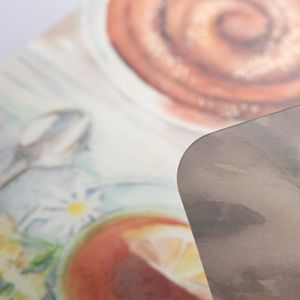 Lugar Americano de Polipropileno Caffé 43,5cm x 28,5cm - Lyor