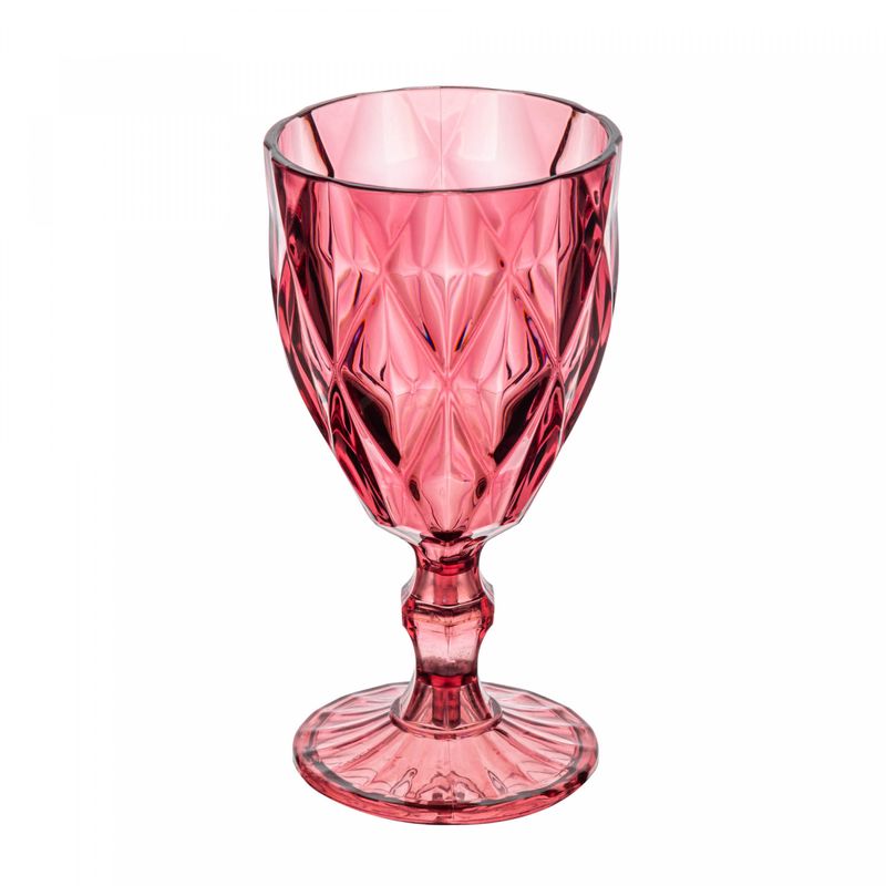 Taca-de-Acrilico-Diamond-Vermelha-330ml-Lyor