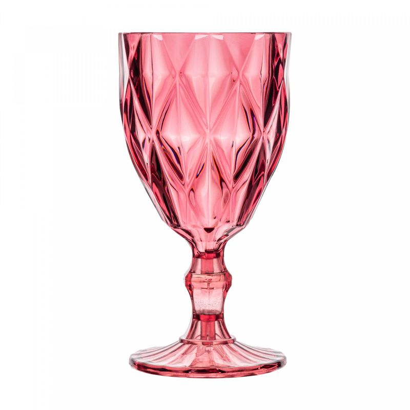 Taca-de-Acrilico-Diamond-Vermelha-330ml-Lyor