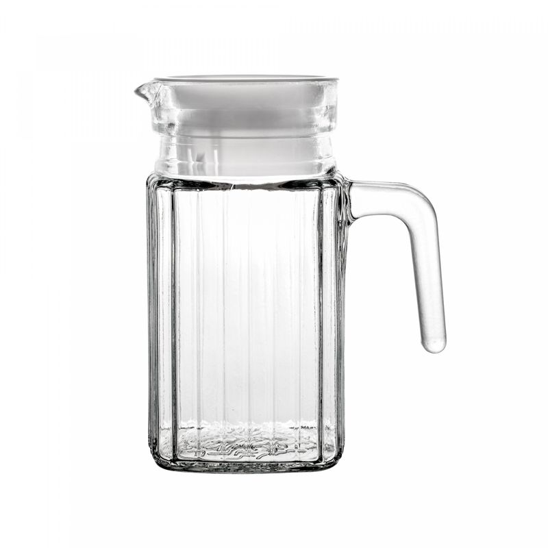Jarra-Porta-de-Geladeira-de-Vidro-com-Tampa-em-Plastico-Branca-650ml-Lyor