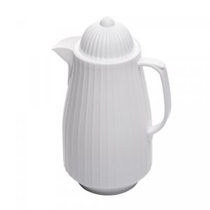 Garrafa Térmica de Plástico Mini Bambu Branca 400ml - Lyor