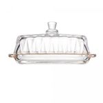 Manteigueira-de-Cristal-com-Tampa-e-Fio-de-Ouro-Radial-18cm-x-105cm-x-8cm-Lyor